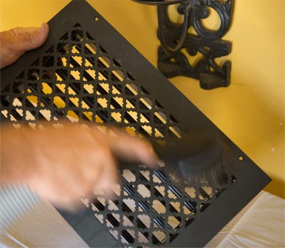 cleaning vent grate
